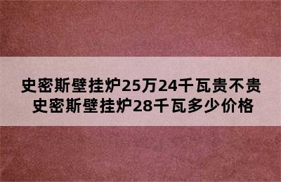 史密斯壁挂炉25万24千瓦贵不贵 史密斯壁挂炉28千瓦多少价格